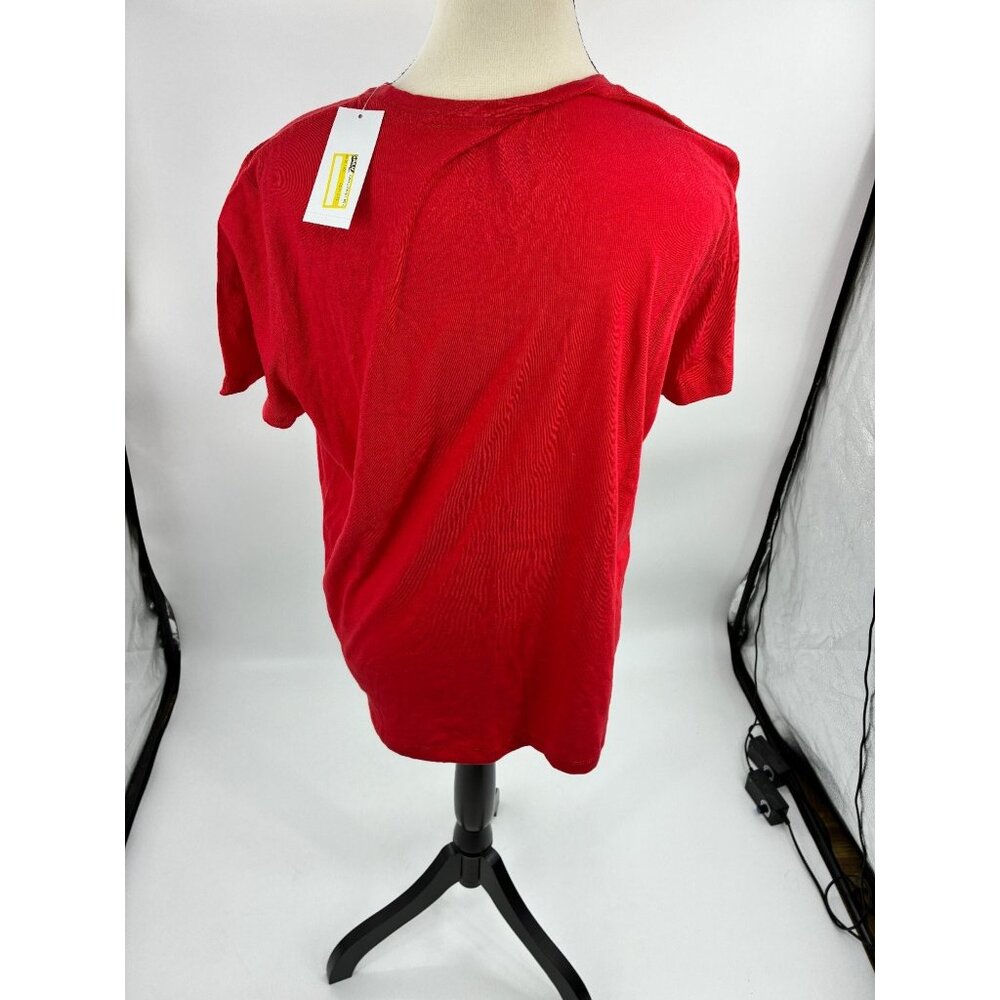 MTV Womens Size 2XL Red Christmas Graphic T Shirt Music Television Holiday Tee - Picture 4 of 6